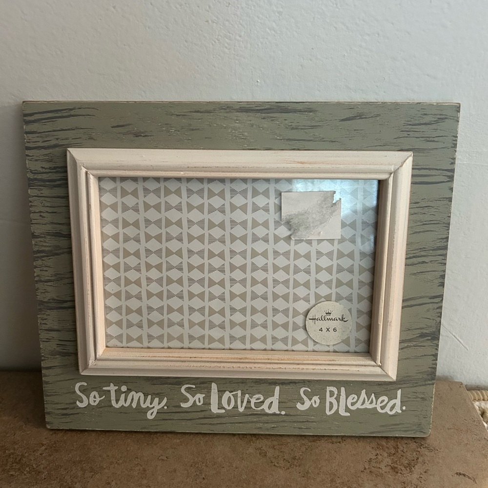 Hallmark Rustic Green and Cream Frame